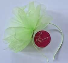 Ruffled Crin Fascinator on a Narrow Aliceband