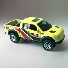 Matchbox Ford F-150 SVT Raptor 2010 Diecast Yellow Great Condition See Photo 164