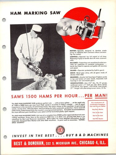 Vintage butcher tools - vintage, ham