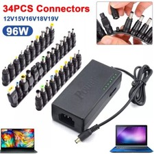 96W Universal Laptop Power Supply Charger AC To DC 12V/15V/16V/18V/19V Adapter