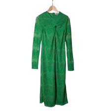 GANNI Kelly Green Cutout