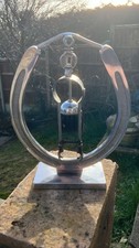 Vintage Chrome Horseshoe 3Pc