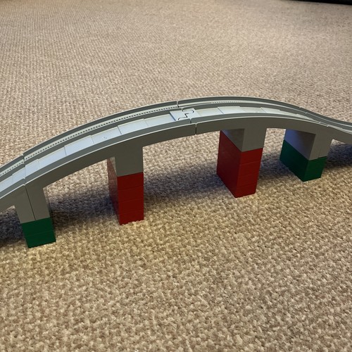 Lego duplo railway train - lego, track