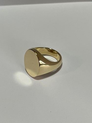 Mens signet ring 9ct - signet, gold