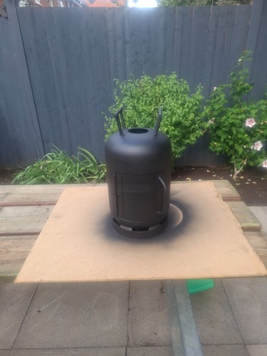 Wood burning stove made - made, from