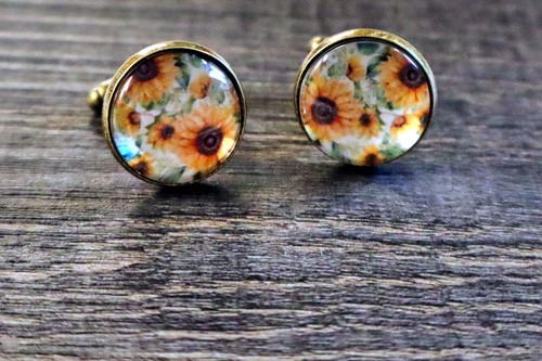 Sunflowers antique bronze - sunflowers,