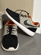 Nike Roshe Run One Safety Black Orange Trainers UK 5.  (c5)