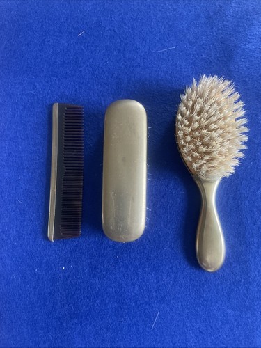 Vintage piece brush and - and, comb