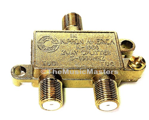 Way coaxial cable splitter - coaxial,