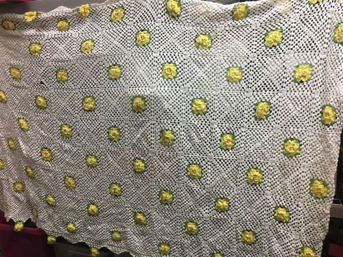 Vintage knit yellow - vintage,