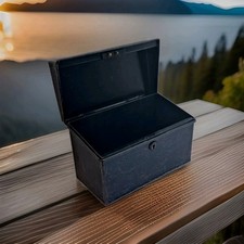 Antique Metal Tin Document