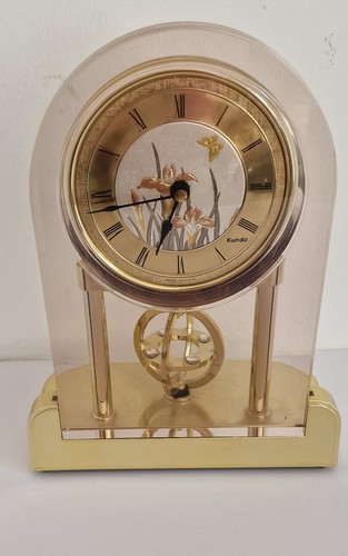 Kundo table clock with rotary - with,