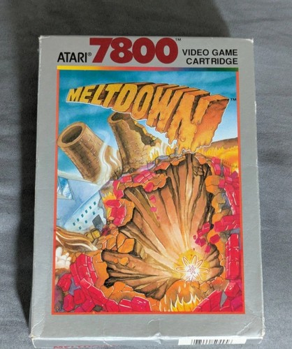 Atari 7800 meltdown - 7800, boxed
