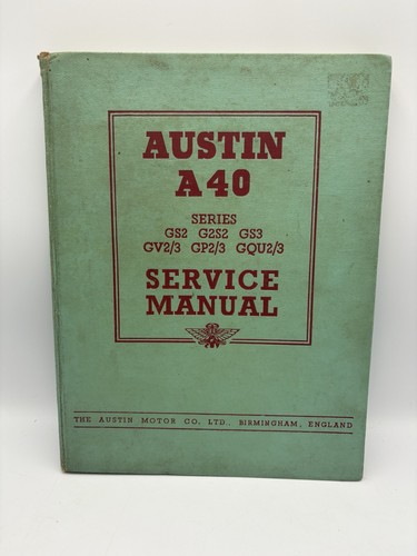 Austin a40 series - g2s2, gs3