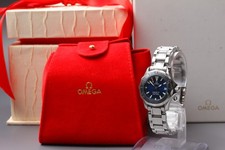 w/ Box OMEGA Seamaster Professional 300m Cal.1424 Blue Quartz Women Watch JAPAN