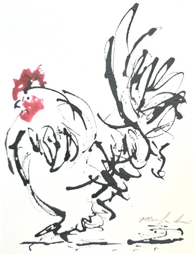 Original ink painting - original,