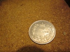 Lovely 1864 Shilling Victoria Silver shilling Coin great detail SEE PHOTOS