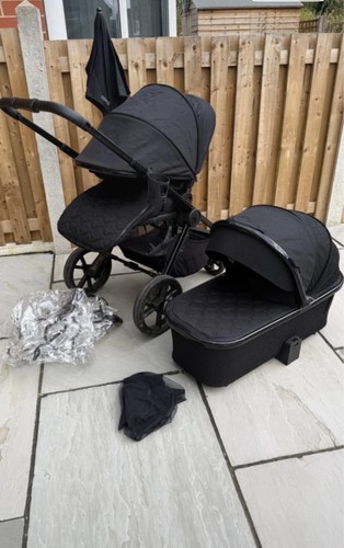 Venicci black single travel - black,