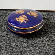 Limoges France Blue Porcelain
