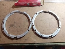 NOS/ "Boxed?"  pair of Lucas 7 Inch Inner Headlight Retaining Rims. 3 Adjust. 