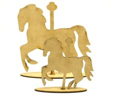 Carousel Horse, Merry go Round Horse Craft Blank Varied sizes