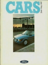 Ford Cars June-August 1987 UK Market Brochure Fiesta Escort Orion Sierra Granada