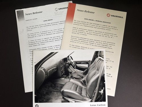 Lotus carlton vauxhall news - carlton,