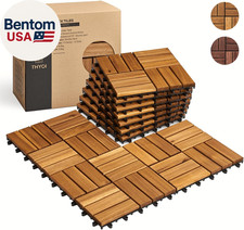 Acacia Wood Interlocking Deck
