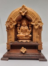Sandalwood Arch Lakshmi Hindu goddess of wealth, love, beauty, joy, prosperity