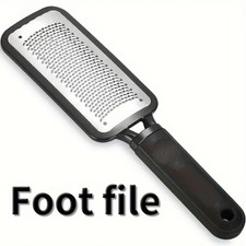 Foot File Hard Dead Skin Callus Remover Rasp Scraper Dead Skin Scrubber Black