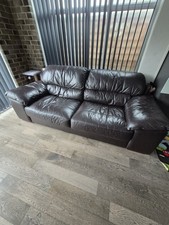 Leather 3 Seater Sofa 