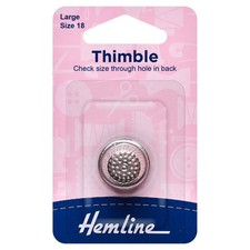 Thimble: Metal: Size 18, Large