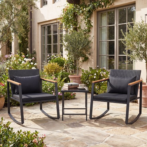Piece outdoor rocking bistro - 3-piece,
