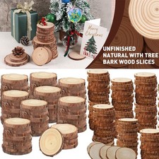 180Pcs Wood Slices Round Discs