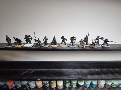 28mm metal samurai figures 13x - 28mm,
