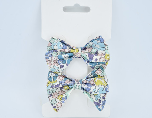 Liberty print bow - bow, hair