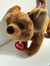 TRUDI  Peluche-Pupazzo Dog Chihuahua Brown Plush Soft Cuddly Toy