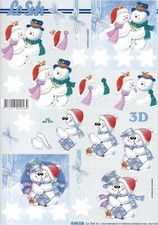 Snowman Christmas Theme  A4