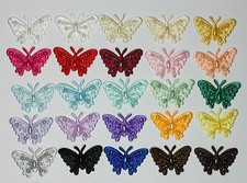 5 X Satin Beaded Butterfly Sew