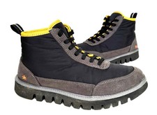 Ladies The ART Company Black Chunky Lace -up Ankle Boots Size UK 5 Great Cond