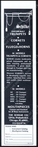 1976 schilke trumpet - trumpet, models