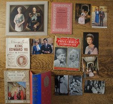 Vintage Royal Family Memorabilia Books, Programmes, Pamphlets and postcards
