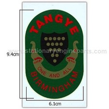 Tangye Stationary Engine Decal