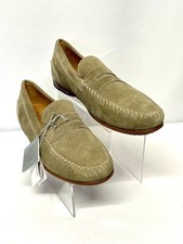 Mens GEOX RESPIRA BNWT Suede Vintage Effect Moccasin Green Size UK 7.5 - CG L24