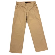 Tommy Hilfiger Chino Trousers Beige Mens 31W 30L Relaxed Fit Lightweight Cotton