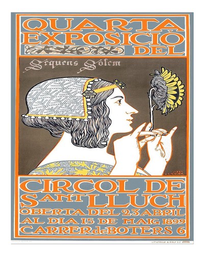 Vintage art nouveau wall - nouveau,