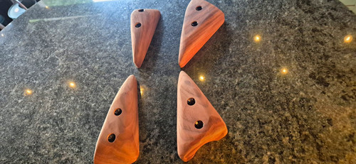 Wooden climbing holds walnut - holds,