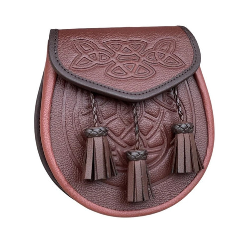 Scottish sporran brown - scottish,