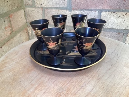 Vintage japanese black lacquer - vintage,