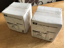 Indoor 9w LED Wall Light Brushed Chrome Opal Diffuser  6000K for a pair 